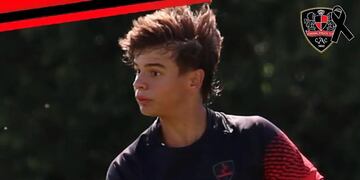 Ignacio Segamarchi (15) el joven jugador que murió de forma súbita en una práctica de rugby (Foto: Córdoba Athletic Club).