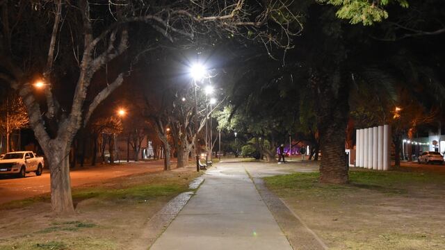 Siguen habilitándose las nuevas luces LED en los barrios rafaelinos