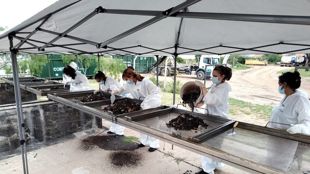 Búsqueda de los restos de Anahí Bulnes en el predio de Piedras Blancas, Córdoba. (Gentileza Medicina Forense)