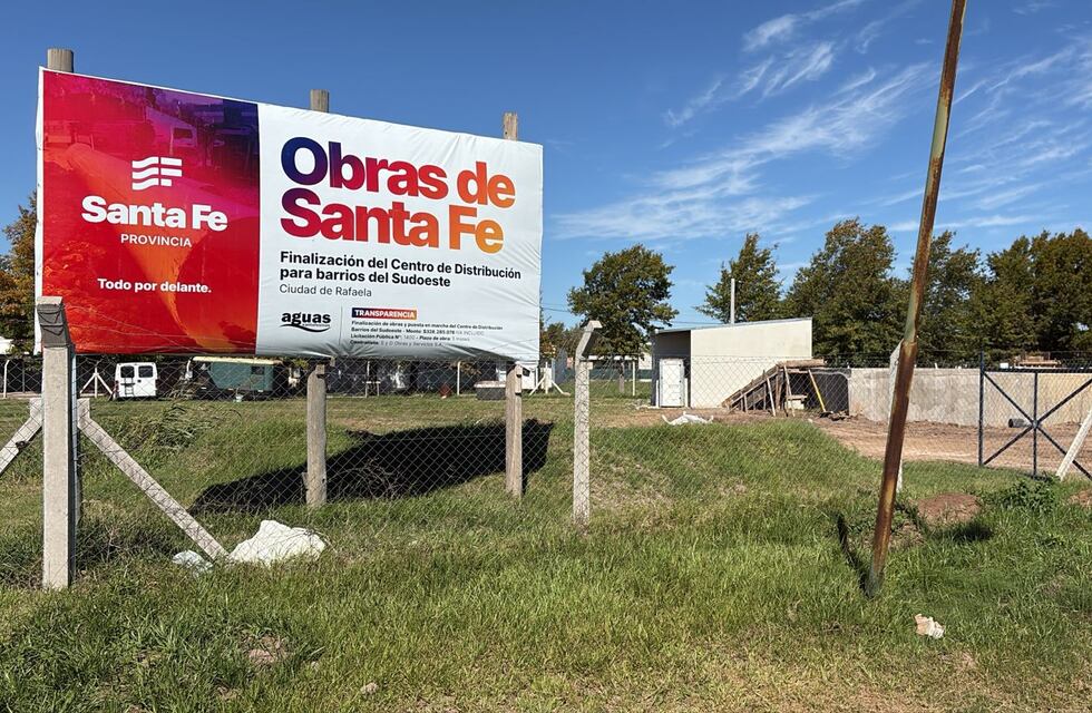 ASSA avanza en el nuevo Centro de Distribución de Agua potable para el suroeste de Rafaela