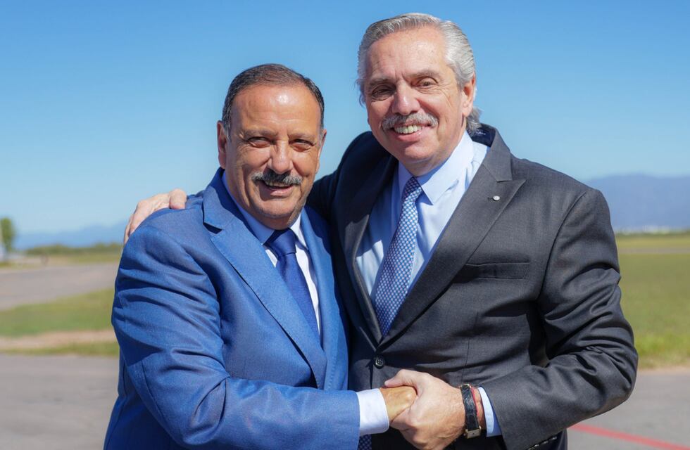 Ricardo Quintela recibió a Alberto Fernández en La Rioja tras su victoria electoral
