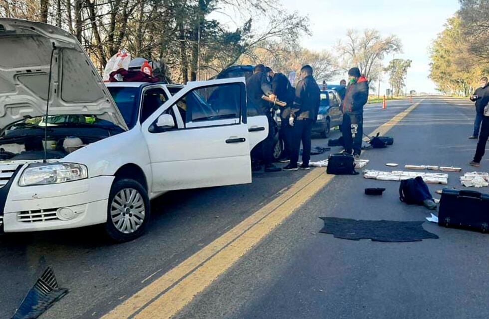 Tres detenidos con 50 kilos de marihuana y dos de cocaína en el Puesto Caminero Catriló