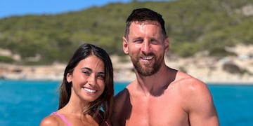 El matrimonio se fue al Caribe después de una semana de descanso cerca de Rosario.