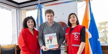 Melella se reunió con la Cruz Roja Ushuaia para trabajar en acciones conjuntas