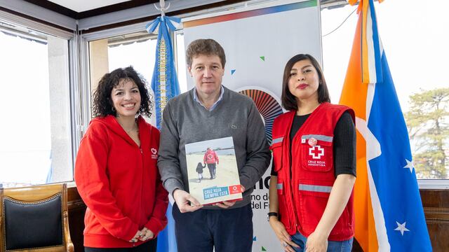 Melella se reunió con la Cruz Roja Ushuaia para trabajar en acciones conjuntas