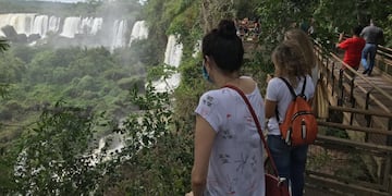 Por primera vez se completo el cupo de visitantes en Cataratas desde el inico de la pandemia