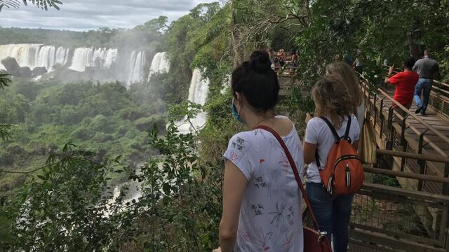 Por primera vez se completo el cupo de visitantes en Cataratas desde el inico de la pandemia