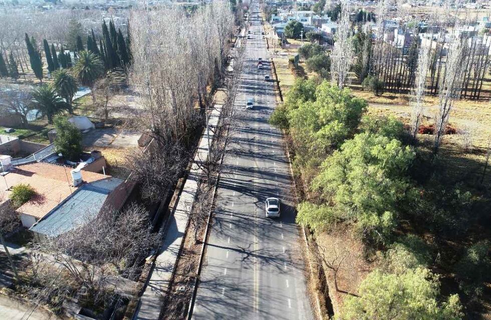 Está a un paso de finalizar la construcción de la ciclovía en avenida Los Sauces