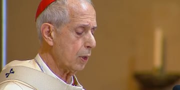 Alberto Fernández participa del Tedeum en la Catedral Metropolitana (Captura de video).