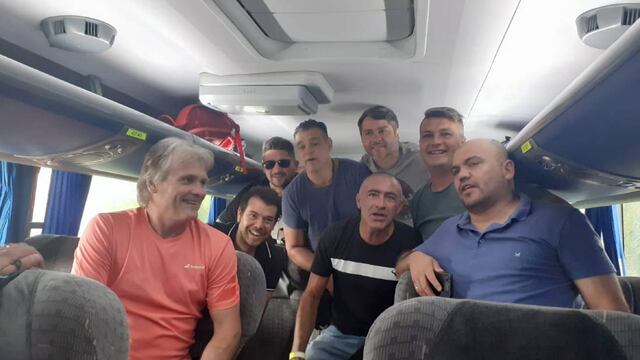 La glorias de Talleres que viajaron a Santiago del Estero (La Voz)