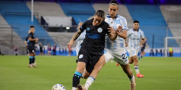 Belgrano visitó a Racing en la primera final del fútbol femenino. (Prensa Belgrano)