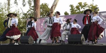 Festejo por el 25 de mayo en Guaymallén.