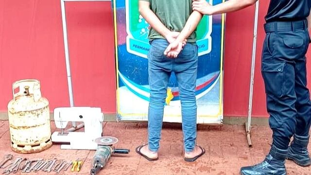 Un joven fue detenido acusado de robo en Comandante Andresito.