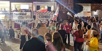 Los festejos en el CIRSE de Concordia tras conocer los resultados