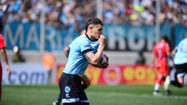 Belgrano vs Brown de Adrogue en San Nicolás. Foto Jose Hernandez
