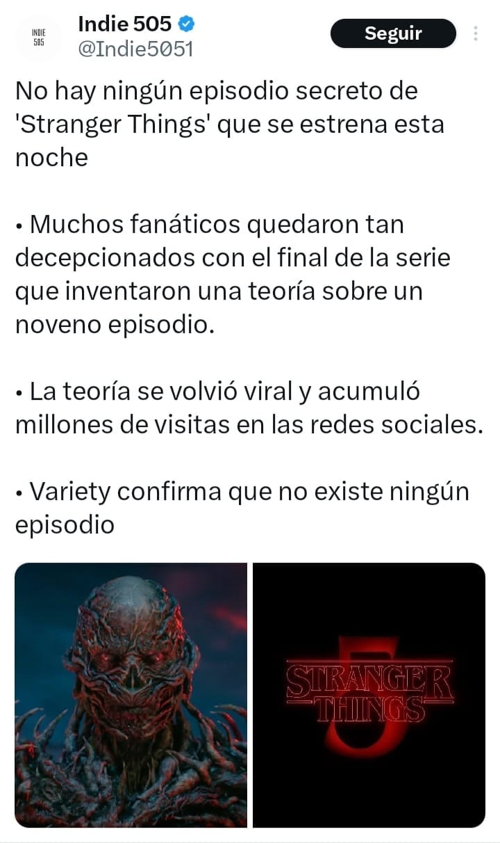 La verdad sobre el capítulo 9 de Stranger Things 5.