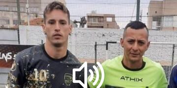 La familia del futbolista mostró un audio del árbitro. Foto: Los Andes.