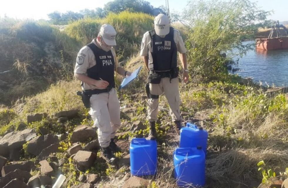 Efectivos de Prefectura Naval Argentina secuestraron ketamina en la costa posadeña