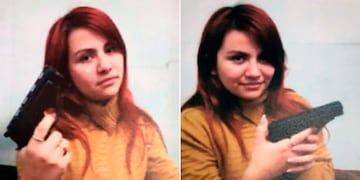 Brenda Uliarte, la novia de Sabag Montiel, mantuvo una relación con el youtuber "El Presto" un mes antes del ataque a Cristina Kirchner. Foto: Web.