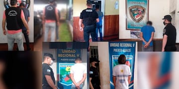 En distintas localidades de la provincia 10 prófugos de la justicia se presentaron a votar y quedaron detenidos.