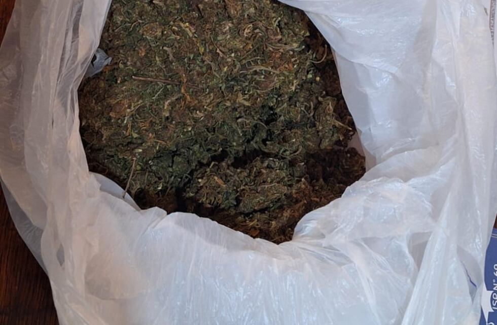 Una mujer quedó detenida cuando llevaba casi 1 kg de marihuana a Villa Minetti