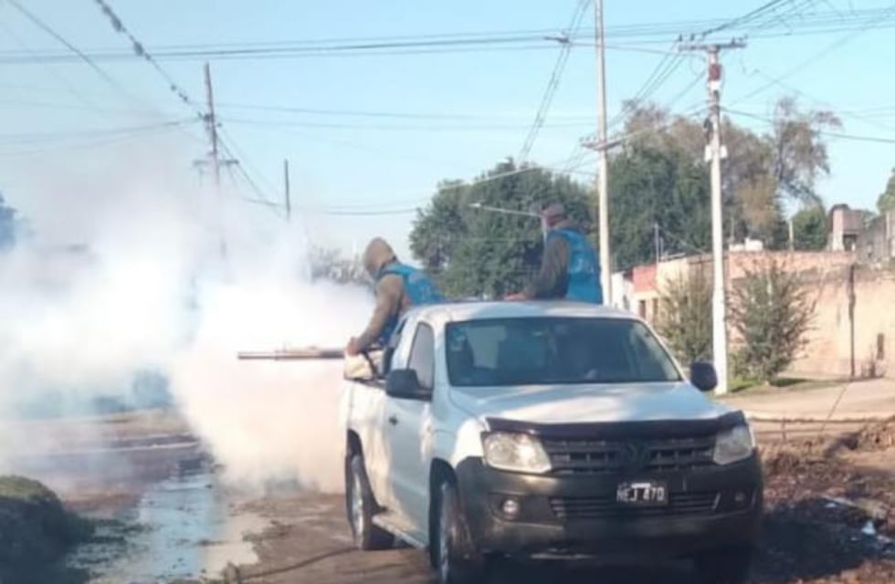 Fumigación y desmalezado en Bario 11 de Marzo