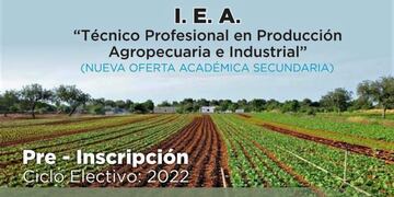 La localidad de Puerto Rico contará con una nueva oferta educativa: una Escuela Agrotécnica.
