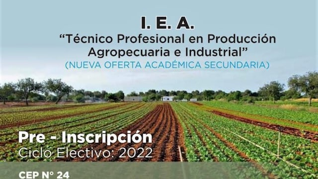 La localidad de Puerto Rico contará con una nueva oferta educativa: una Escuela Agrotécnica.