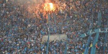 Los hinchas de Belgrano, de Primera. Casi 60 mil socios del Celeste (Javier Ferreyra / La Voz / Archivo).
