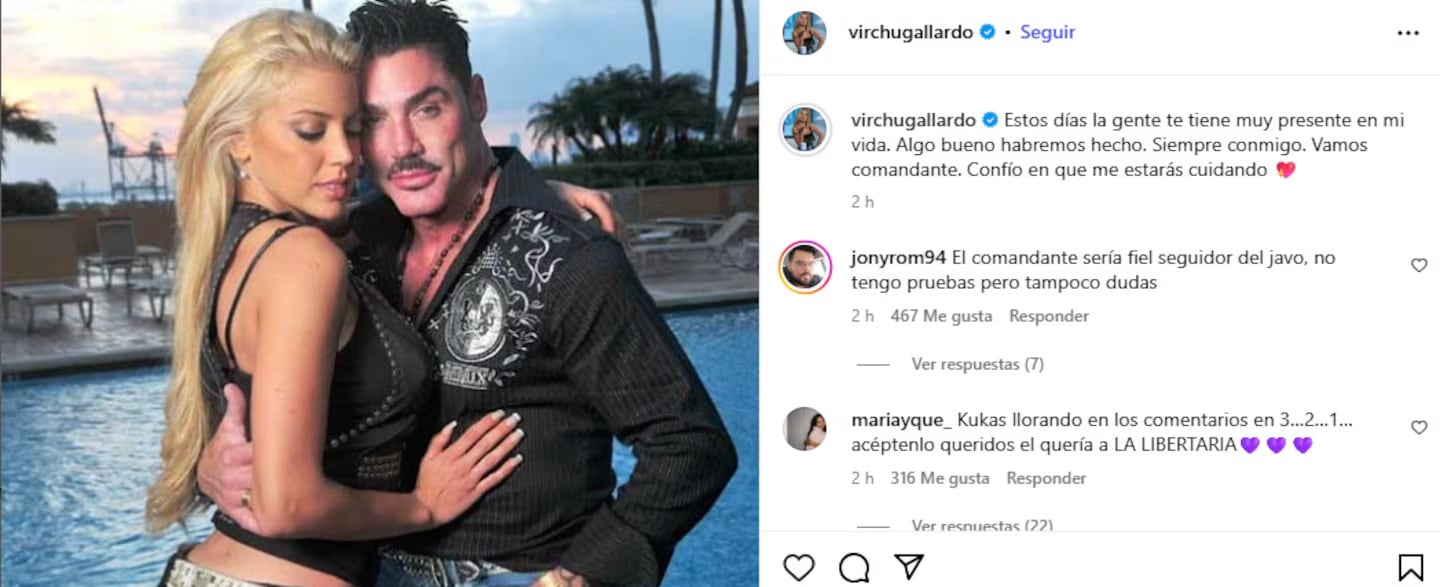 El recuerdo de Virginia Gallardo a Ricardo Fort en medio de su candidatura política