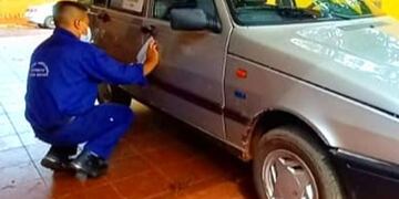 Secuestran un automóvil con el chasis y motor adulterados en Colonia Wanda.