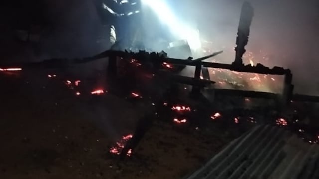 Wanda: un incendio destruyó una vivienda en el barrio Kállsten II.