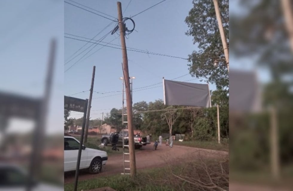 Intento de robo de energía provocó un apagón general y dejó un hombre gravemente herido en Iguazú