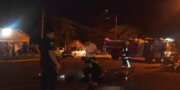 Choque entre dos motocicletas en 9 de Julio dejó un fallecido.