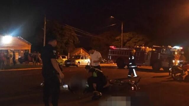Choque entre dos motocicletas en 9 de Julio dejó un fallecido.