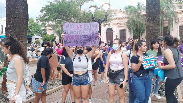 Marcha por el Día Internacional de la Mujer en Posadas.