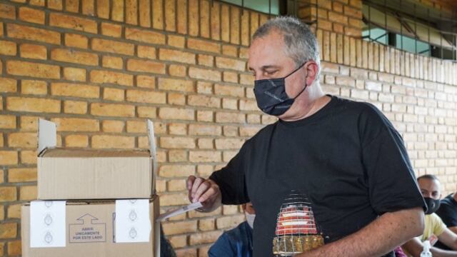 PASO 2021 en Misiones |El vicepresidente de la Cámara de Diputados, Hugo Passalacqua, sufragó en horas de la mañana.