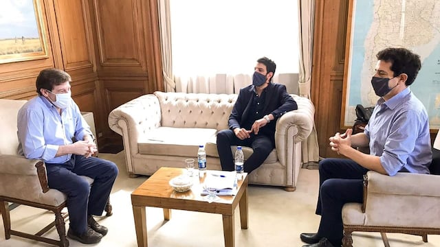 El gobernador Melella se reunió con el ministro De Pedro