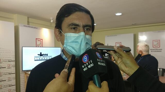 Intendente de Eldorado, Fabio Martínez.