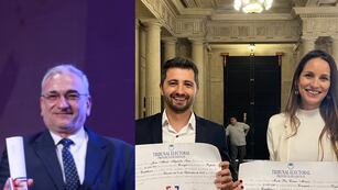 Calvo, Senn y Caruso recibieron sus diplomas