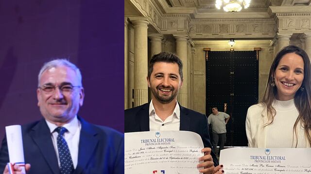 Calvo, Senn y Caruso recibieron sus diplomas