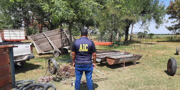 Operativo desarrollado por la AIC en Moises Ville