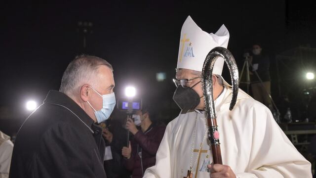 Jaldo participó en la asunción del nuevo Obispo de Concepción.