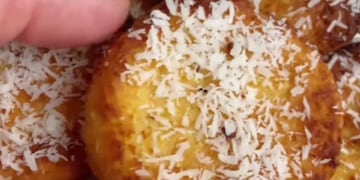 Galletitas de coco sin gluten con solo 4 ingredientes.