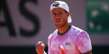 El "Peque" Schwartzman debutó en la nueva edición de Roland Garros.