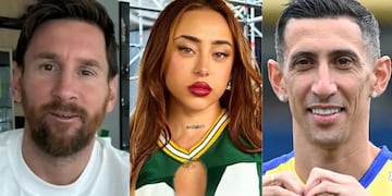 Messi, Nicki Nicole, Di María