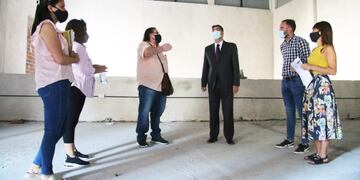 Capitanich junto a sus funcionarios recorrió las intalaciones.