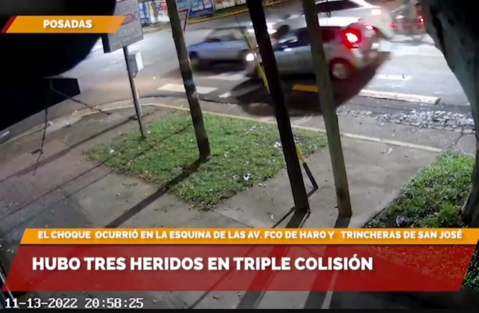 Posadas: tres mujeres heridas tras siniestro vial