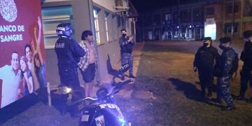 Terminó detenido tras intentar asaltar el Banco de Sangre del Hospital Madariaga en la capital provincial.