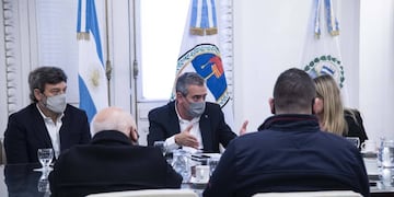 Reunión entre Pablo Javkin y concejales rosarinos por la inseguridad